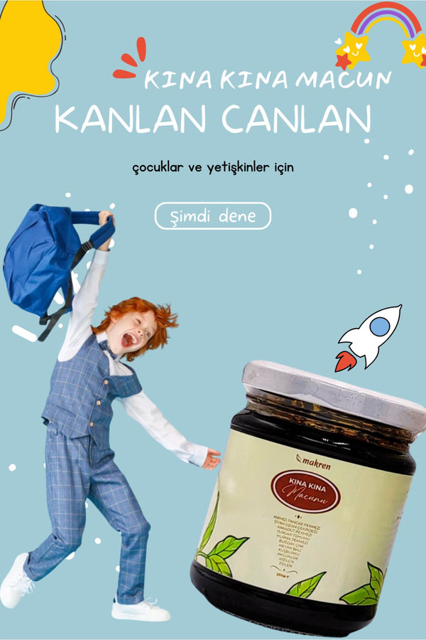 Kına Kına Çocuk & Yetişkin Yardımcı Macun Kara Mürver Takviyeli